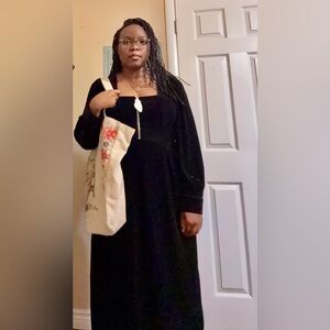 Disturbia Black Midi Dress